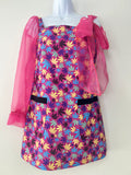 CFW Blaze Handmade Pink Dress One Sleeve/Bow Design