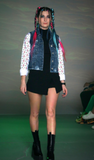 Upcycled Denim Jacket (XS-S)