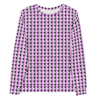 spLIT All-Over Checkered Leaf Sweatshirt