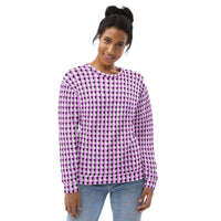 spLIT All-Over Checkered Leaf Sweatshirt