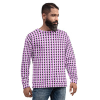 spLIT All-Over Checkered Leaf Sweatshirt