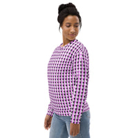 spLIT All-Over Checkered Leaf Sweatshirt