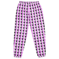 spLIT Checkered Leaf Track Pants