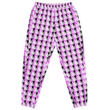 spLIT Checkered Leaf Track Pants