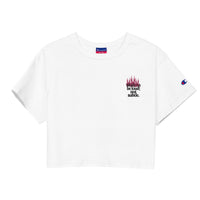 Champion Embroidered Crop-Top