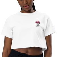 Champion Embroidered Crop-Top