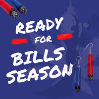 Buffalo Bills spLIT Blunts Earrings